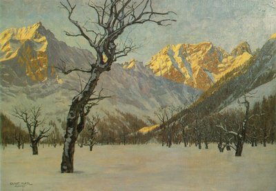 March Morning in Karwendel, Great Maple Ground by Ernst Platz